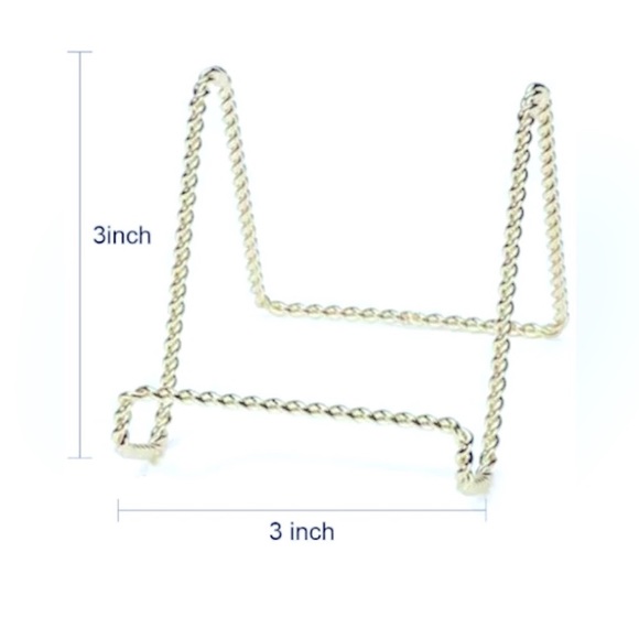 SPECIAL MOMENTS Silver Display Easel Chevalet Pack Of 3 - Picture 1 of 8